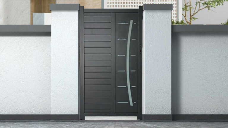 Portillon Arc en aluminium